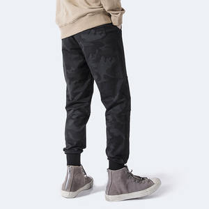 2020 pantaloni Casual Slim Fit da uomo autunno inverno semplici <span class=keywords><strong>gambe</strong></span> mimetiche Jogging marchio di moda nazionale piatto anteriore di grandi dimensioni - Product Image 3