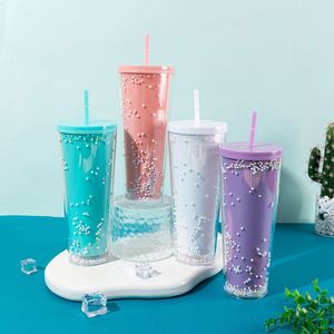 Gobelet isotherme double paroi en acrylique mat personnalisé de 24 oz, en PP, portable, pour café et eau, idéal pour l'extérieur, à boire directement - Product Image 1