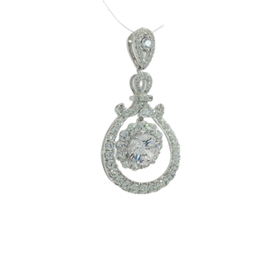 ชุดรัศมี18K สีทองยืดหยุ่นได้พร้อมจี้เพชรสำหรับปลูกในห้องปฏิบัติการจี้และเสน่ห์ที่ทันสมัย - Product Image 2