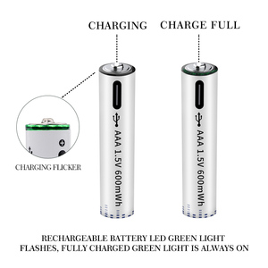 Baterí<span class=keywords><strong>a</strong></span> <span class=keywords><strong>recargable</strong></span> de litio con logotipo impreso, 1,5 v, AAA, USB, 1,5 v, <span class=keywords><strong>Triple</strong></span> <span class=keywords><strong>A</strong></span>, Puerto tipo c, aa - Product Image 2