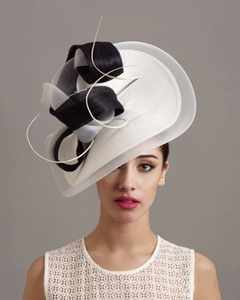 Deluxe Feather Flower Wedding Hat High Quality Straw Kentucky Derby Hats Deluxe Premium Bride <strong>Fascinators</strong> for Women Ladies - Product Image 4
