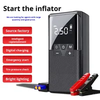 Démarreur de saut d'urgence de voiture de haute qualité et pompe à Air Combo 600A Power Bank multifonction à courant de crête offre spéciale