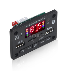 6V 12V <strong>Bluetooth</strong> 5.0 MP3 <strong>Decoder</strong> Board Module Wireless Car USB MP3 Player TF Card Slot USB FM Microphone Handsfree Control - Product Image 5