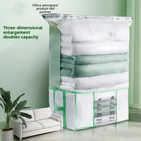 Boîte de rangement pour vêtements et couettes sous le lit, sac de compression sous vide en plastique PAPE, modèle AY762A