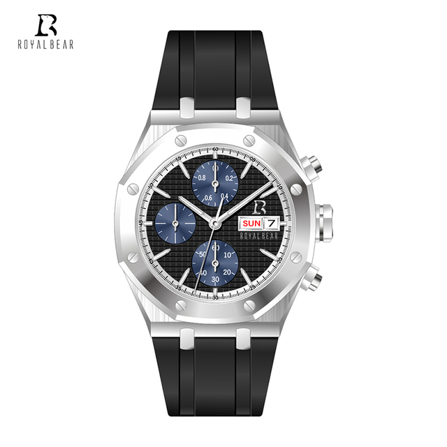 Private Label Wristwatch Quartz Watch With Multifunction Dial Exactime Quartz Watches 5 ATM Japanese Quartz Movement Watches