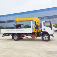 Isuzu petite grue 4x4 hydraulique mobile monté sur camion grue manipulateur