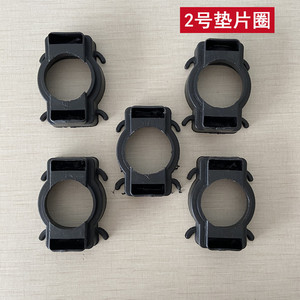 Huayi Parts - Arandela de plástico para marco de puerta n.º 2 piezas negras engrosadas para instalación de bisagras y paneles - Product Image 4