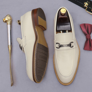 Nouvelles chaussures de ville en cuir véritable – élégantes, en cuir souple, à enfiler, confortables et respirantes - Product Image 6