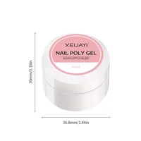Gel de polissage professionnel de haute qualité pour la conception d'ongles DIY, gel de couleur non tachant, gel de sculpture et d'extension pour ongles