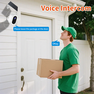 Cámara de Seguridad WIFI Solar Inalámbrica, Aplicación Tuya, Batería de Gran Capacidad, Detección PIR de 3MP, Audio Bidireccional, Cámara CCTV para Exteriores - Product Image 3