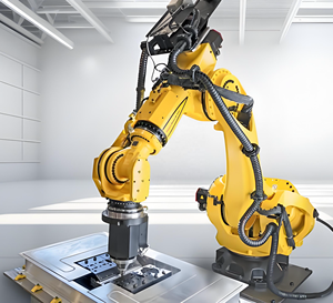 Robot industriel FANUC M-710iC/20 à 6 axes, charge utile de 20 kg, portée de 3110 mm, IP65, garantie 1 an pour la manutention des matériaux et l'entretien des machines - Product Image 3