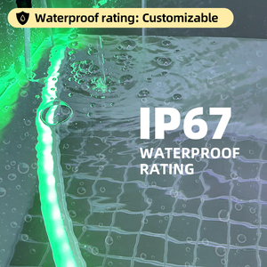 Bande lumineuse LED flexible en silicone RGBW personnalisée LFT2222-1, étanche IP67, lumière néon pour l'extérieur, façade <span class=keywords><strong>de</strong></span> bâtiment d'hôtel - Product Image 4