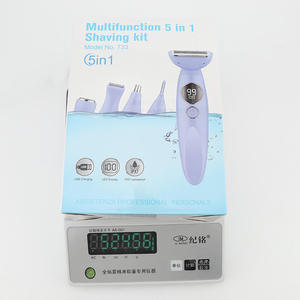 OEM/ODM Rasoir Corporel Portable 5-en-1 Utilisation Humide/Sèche Écran LED Autonomie 90 min Étanche IPX7 Soins Domestiques <span class=keywords><strong>Femme</strong></span> - Product Image 2