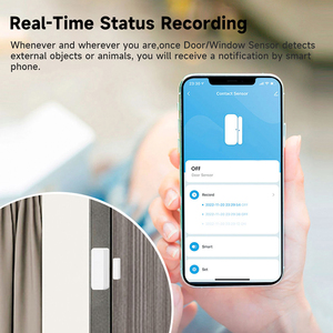 <span class=keywords><strong>Zigbee</strong></span> <span class=keywords><strong>Sensor</strong></span> pintu jendela magnetik, Alarm keamanan pintar detektor tertutup terbuka rumah anti-maling <span class=keywords><strong>Sensor</strong></span> kontak Pintu - Product Image 5