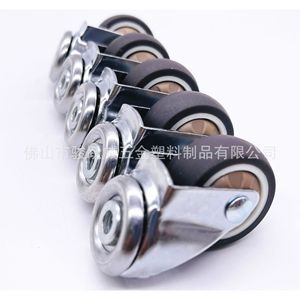 Tpr Rubber Furniture Casters 38mm Diameter <b>Swivel</b> Silent For Coffee <b>Tables</b> And Cabinets - Product Image 1