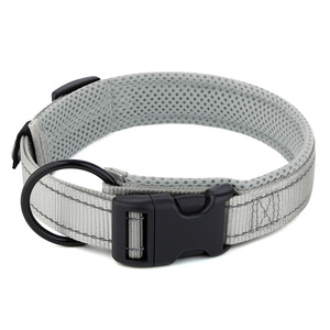 Collier pour <span class=keywords><strong>chien</strong></span> en nylon, maille sandwich respirante, réglable, pour chiens de petite, moyenne et grande taille, anti-perte, anti-évasion, accessoires pour animaux de compagnie - Product Image 4