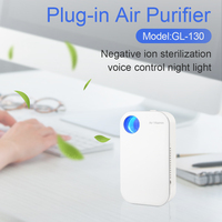 Purificateur d'air portable intelligent Mini purificateur d'air à lumière LED pour la maison
