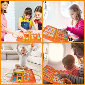 2026 Tablero Sensorial Montessori de Fieltro de Gran Venta para Niños Pequeños, Tablero Educativo Sensorial, Libro de Aprendizaje para Niños Pequeños - Product Image 5