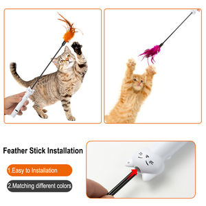 Hoopet Kustom 5 Jenis Pola Penggoda Inframerah Mainan Kucing Laser Listrik - Product Image 6