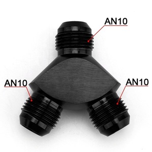 Connecteur en T pour huile de type Y Getitall AN6 AN8 AN10 noir pour modification automobile - Product Image 3