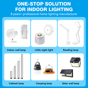 Nhà Máy Giá Nội Thất Nhà Tủ Quần Áo Cạnh Giường Ngủ ABS Trắng Acrylic 500MAh USB Có Thể Sạc Lại 0.4W LED Đọc Sách Tường Ánh Sáng - Product Image 6