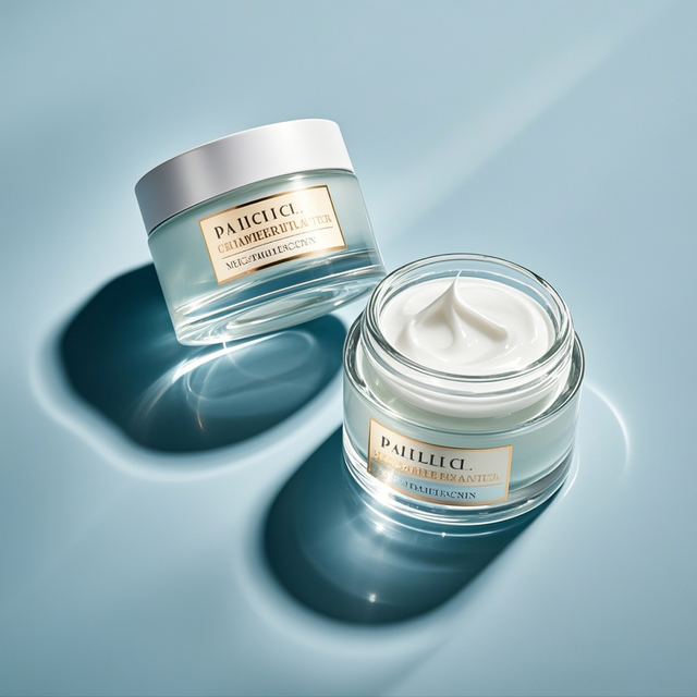 High Grade 30g 50g 100g Free Sample Glass Cosmetic Cream Empty Jar for Skincare Moisturizer Face Body Lotion Cream Beauty Gel