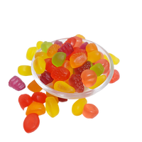 Gommes en forme de fruits mélangés en sac de 2.5kg