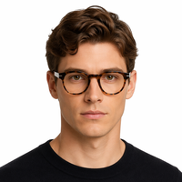 Montures optiques en acétate de 8 mm d'épaisseur pour hommes, durables et tendance, en stock
