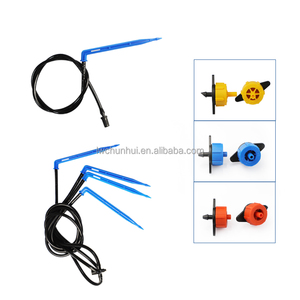 หัวหยดน้ำแบบปรับได้ 4 ชิ้น สำหรับการให้น้ำหยดแบบแม่นยำในสวน โรงเรือน และกระถางต้นไม้ - Product Image 1