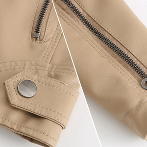Chaquetas de Cuero Genuino de Cordero para Mujer, al por Mayor, a Bajo Precio, Chaquetas de Motera, Chaqueta de Cuero a la Moda para Mujer - Product Image 5