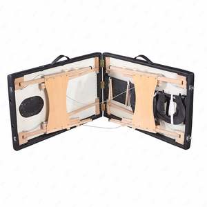 便携式木制按摩床折叠床海绵填充折叠床 - Product Image 3