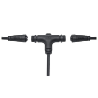 2/3 4 cœurs 1.5mm carré LED ligne de connexion étanche métal stérilisation intelligente en forme de T connecteur en T accessoires d'éclairage