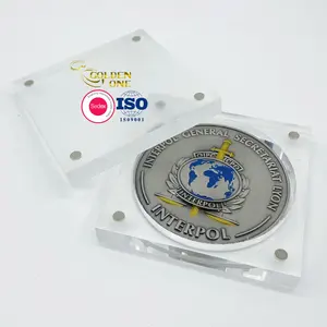 Kostenloses Design individuelles Logo weiches Emaille glänzend silber poliert Souvenir-Metall Zink-Legierung doppelseitige Münzen mit Schachtel