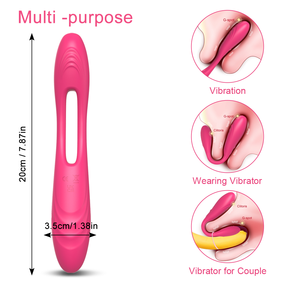 9 Vibration Modes Silicone Couple Sex Toy for G-Spot and Clitoral Stimulation - 100% Waterproof & Rechargeable 9 Vibration Modes Silicone Couple Sex Toy for G-Spot and Clitoral Stimulation - 100% Waterproof & Rechargeable