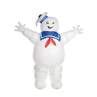 Décoration extérieure, personnage de dessin animé gonflable, mascotte gonflable, bonhomme guimauve, chasseur de fantômes