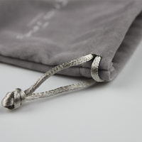 Pochettes à cordon en velours lavables de haute qualité Sacs réutilisables pour bijoux, montres et lunettes