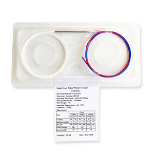 Acoplador de Fibra Óptica 1x2, Tipo Tubo de Acero de Doble Ventana Triple, Sin Conector - Product Image 6