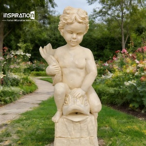 Statue de Vénus en pierre synthétique de style antique, figurine de jardin classique, Melpomène Muse architecturale pour école de théâtre - Product Image 1