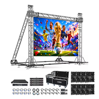 Écran LED personnalisé monobloc DDW en stock, P2.604 P3.91, 7680Hz, haute résolution, mur vidéo extérieur, affichage de location