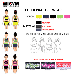 Uniformes de práctica de porristas personalizados profesionales para niñas, uniformes de entrenamiento deportivo OEM - Product Image 4