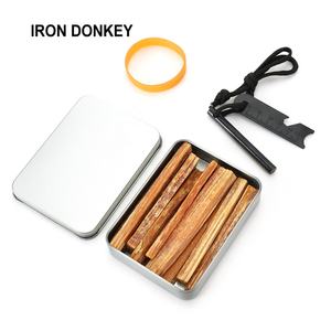 IRONDONKEY tactique allume-feu Camping en plein air allumage Combustion Assistance Songming <span class=keywords><strong>tige</strong></span> de magnésium boîte Kit de survie en métal - Product Image 6