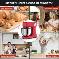 Cheftronic Profession 5L batteur sur socle 1500W pâtisserie gâteau Machine alimentaire planétaire pâte mélangeur cuisine petits appareils ménagers