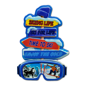 Imán de Refrigerador de Recuerdo de las <span class=keywords><strong>Dolomitas</strong></span> de Italia con Diseño de Logotipo Personalizado, Impresión en Resina, Montaña Nevada ALPS - Product Image 5
