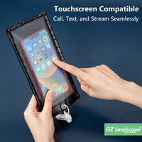 Pochette Téléphone Portable en Cuir PU Verrouillable Anti-Photo avec Écran Tactile, Conçue pour la Confidentialité lors d'Événements de Mariage
