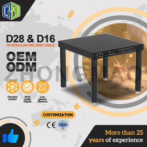 Système de gabarit de soudage modulaire 3D robuste, capacité de 4T, trous de fixation de 28 mm, grille, nouvelle table de soudage 3D pour la fabrication de métaux - Product Image 5