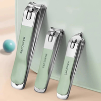 Kit d'ongles complet professionnel 18 en 1 en acier inoxydable coupe-ongles personnel ciseaux Cutter pédicure manucure ensemble avec étui de voyage