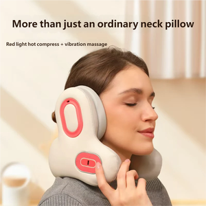 Oreiller ergonomique doux pour le cou et les épaules avec fonction musicale sans fil pour un <span class=keywords><strong>sommeil</strong></span> réparateur et le soulagement musculaire - Product Image 2