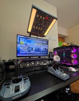 Simulateur de vol Airbus A320 MCDU, périphérique de simulation de vol CDU, taille d'avion réelle, P3D FMC XPLANE