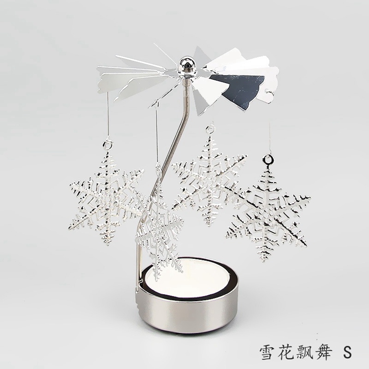 Stile Tea Light
 Portacandele Rotanti - Argento