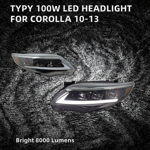 Nuevo Conjunto de Faros Delanteros Nuelead, Lado del Conductor, con Bombillas LED de 6000K y 8000 Lúmenes, 36V, para Modelos 2010-2013 - Product Image 2